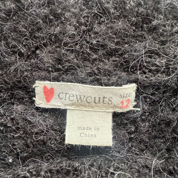 Crewcuts J.Crew Striped Soft Knit Sweater Girls Size 12 Alpaca Wool Blend - Picture 5 of 7